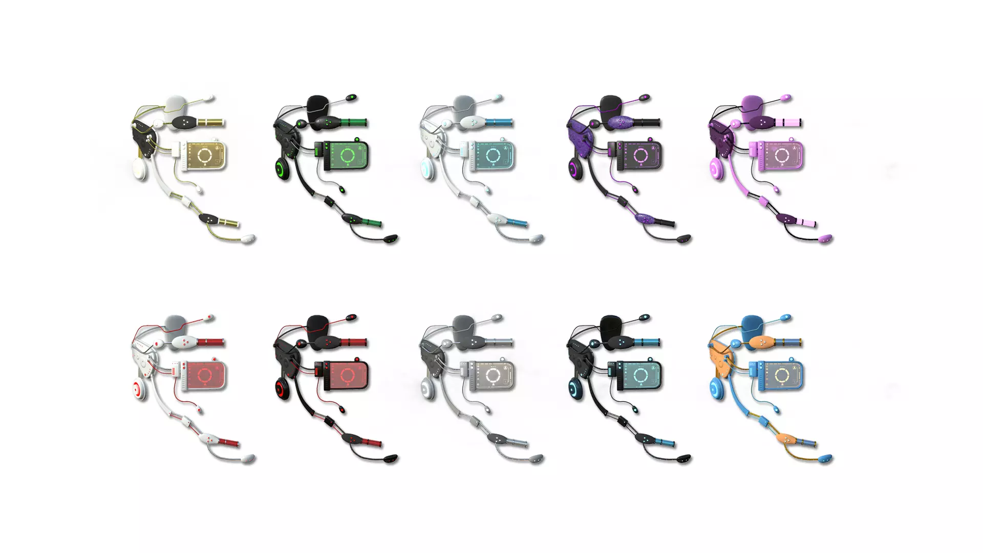 10 SciFi Glasses E Collection - Character Design Fashion _0