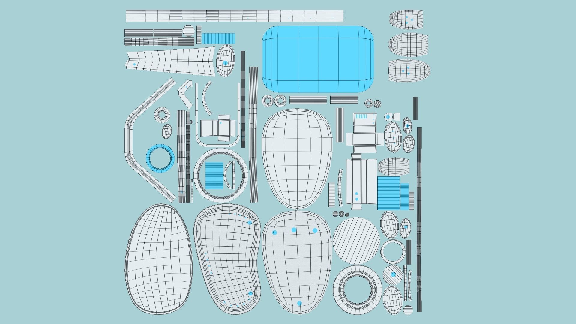 10 SciFi Glasses E Collection - Character Design Fashion _78