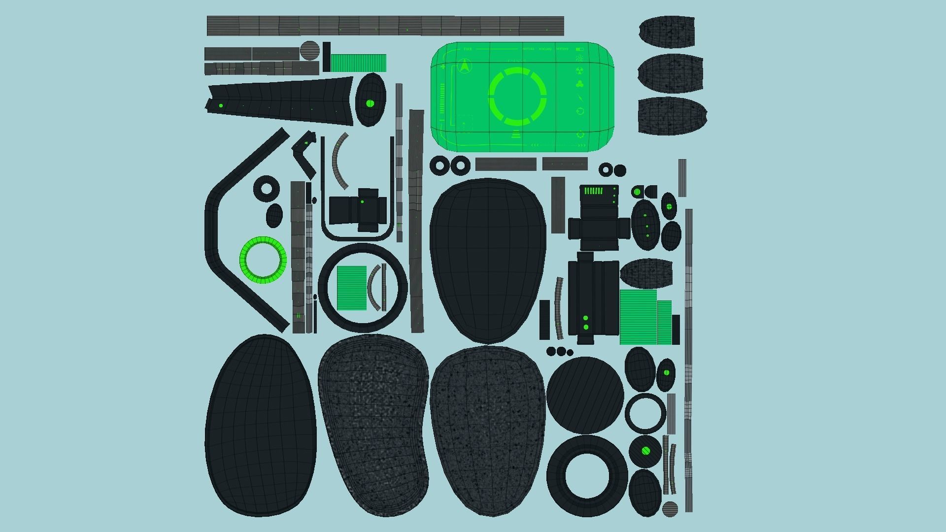 10 SciFi Glasses E Collection - Character Design Fashion _81