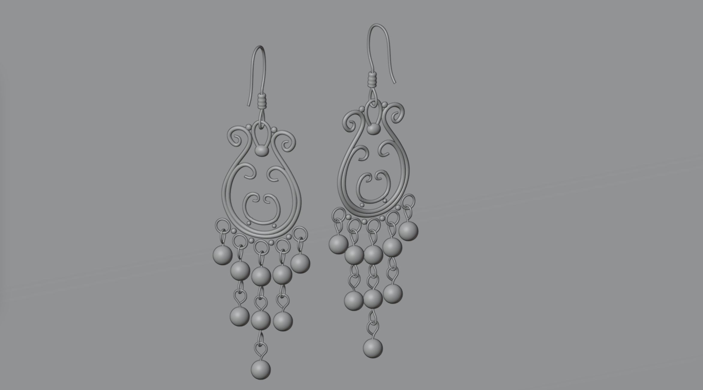 Earrings 20 3D model_1