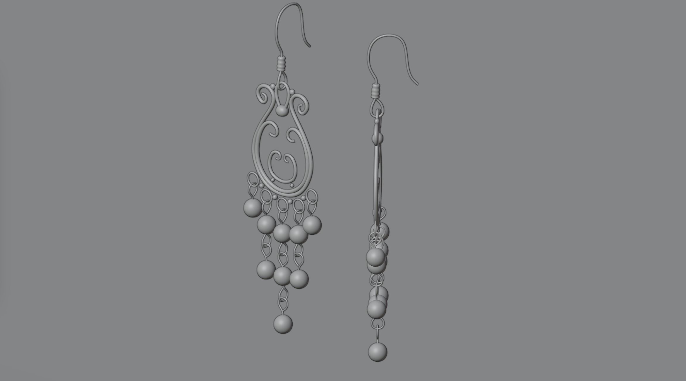 Earrings 20 3D model_2