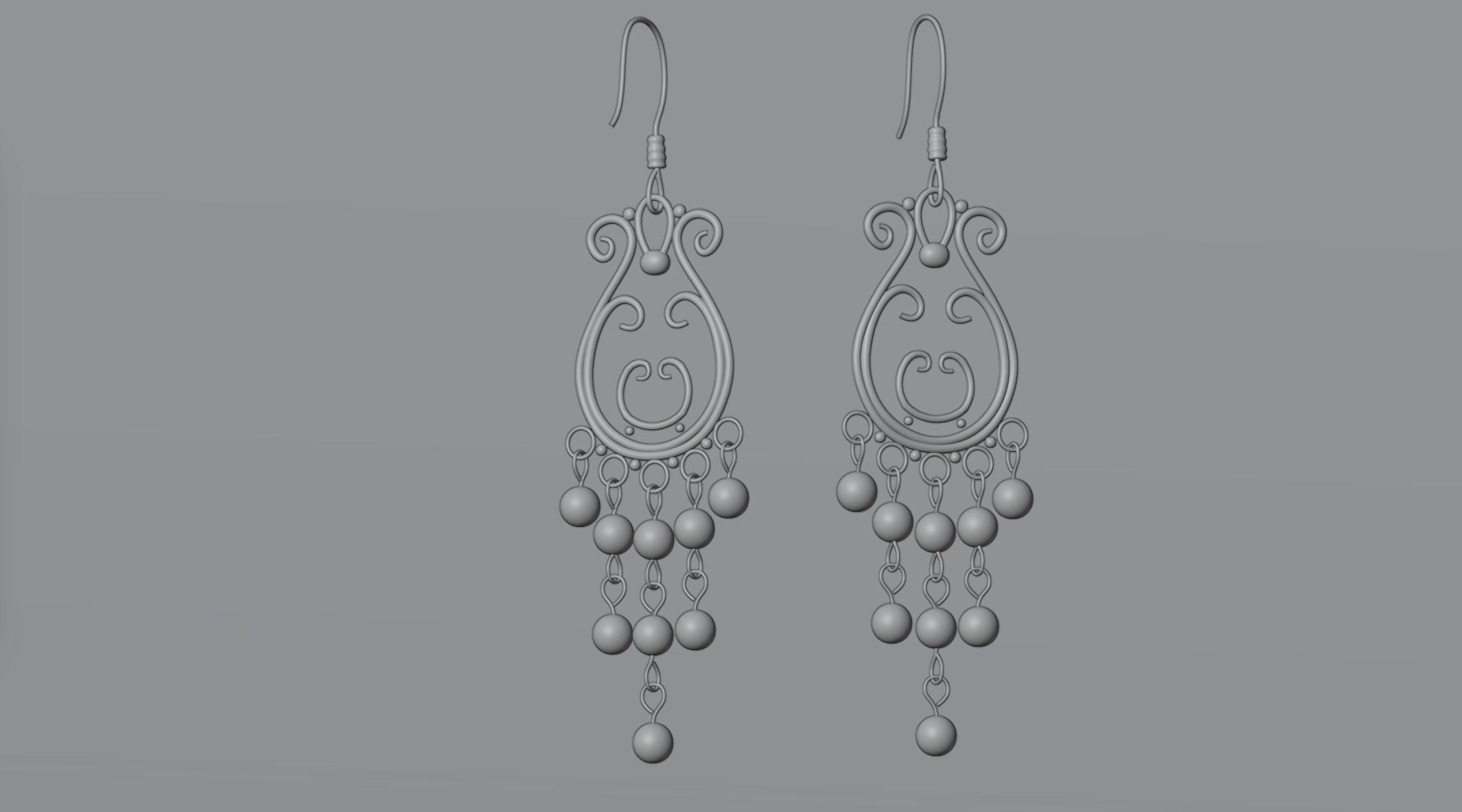 Earrings 20 3D model_3