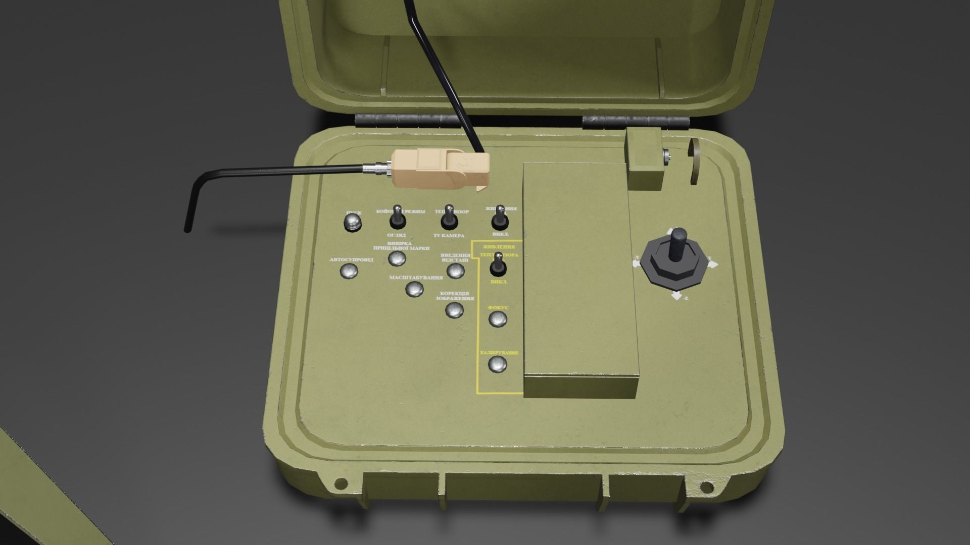 Stugna-P ATGM Low-poly 3D model_4