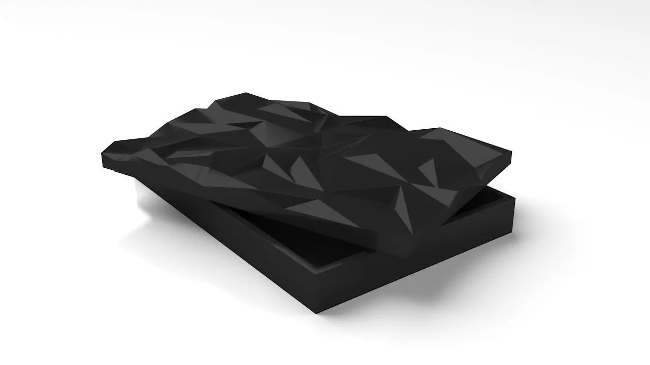 Invitation Card 3D Box 3D print model_0