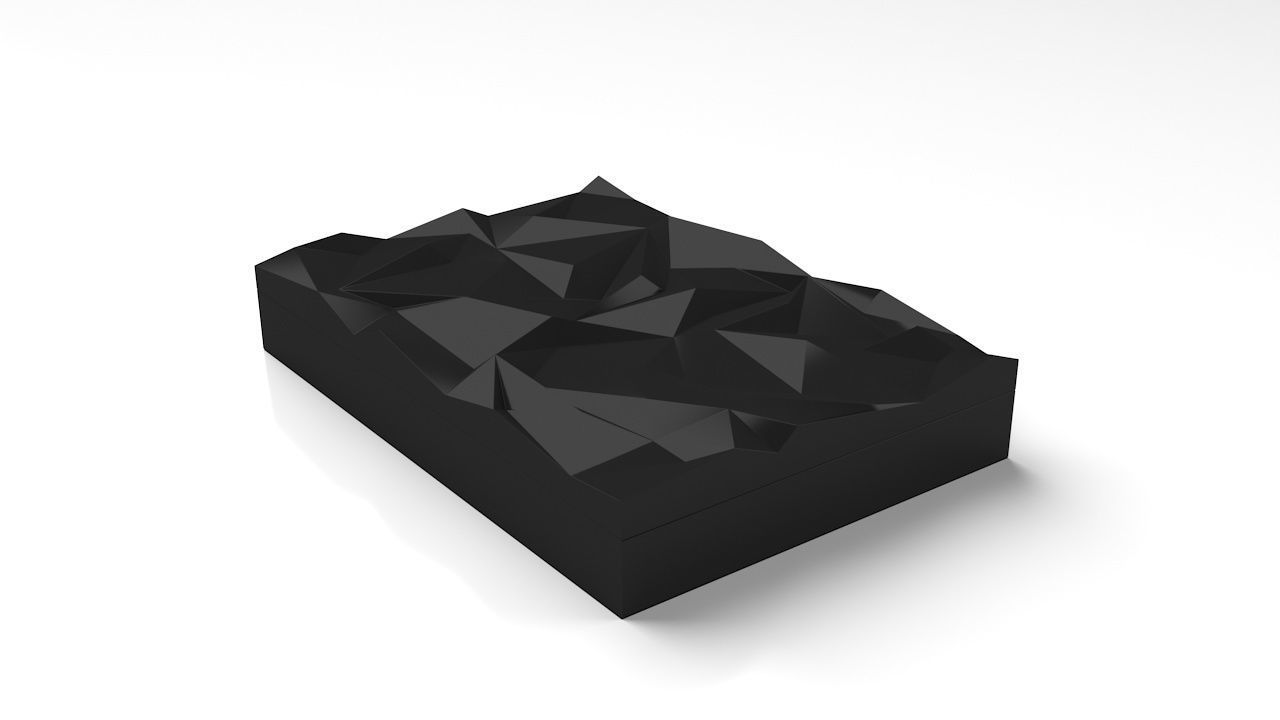 Invitation Card 3D Box 3D print model_1