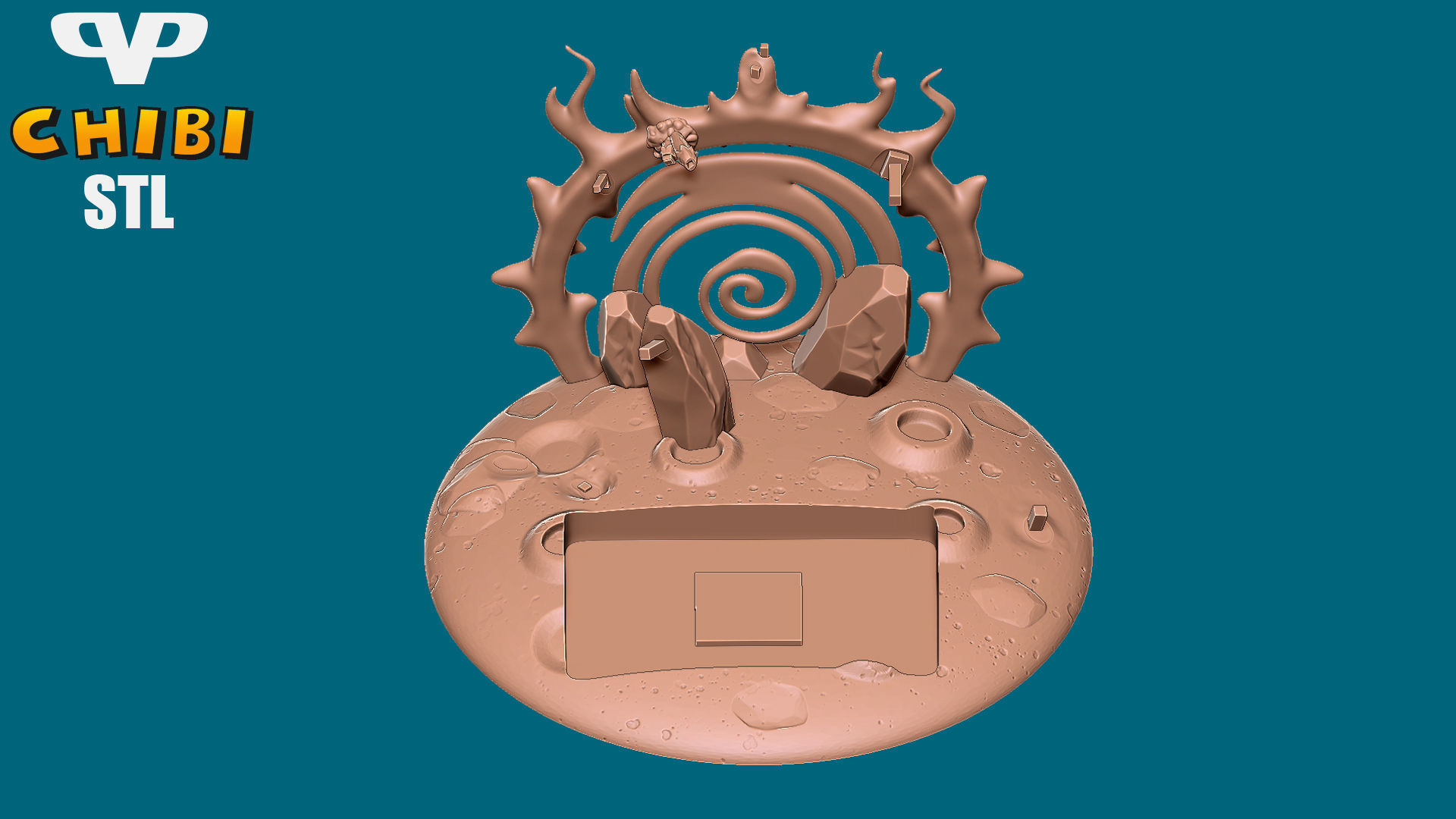 Thanos vs Avengers Chibi Diorama STL for 3D Printing ChibiSTL 3D print model_13