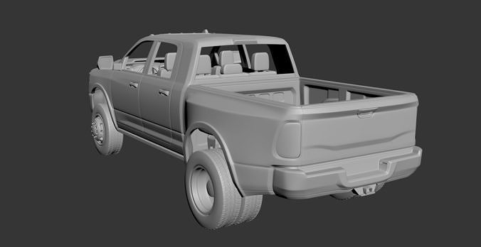 Dodge Ram 3500 Mega Cab 3D print model 3