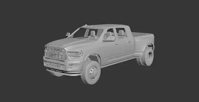 Dodge Ram 3500 Mega Cab 3D print model