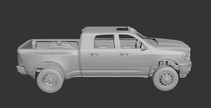 Dodge Ram 3500 Mega Cab 3D print model 5