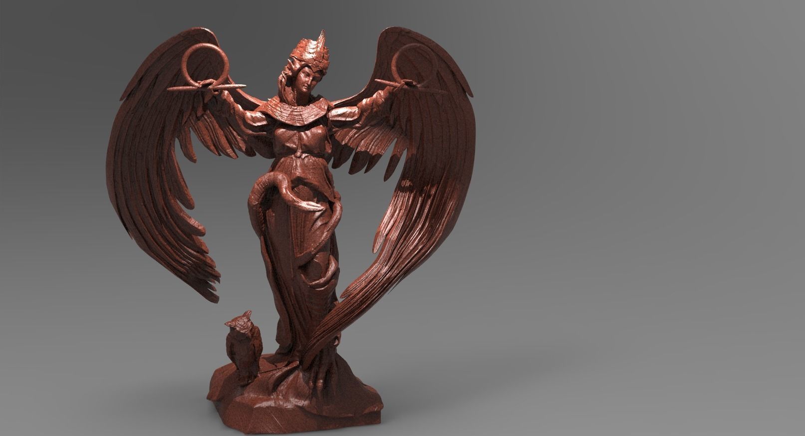 Lilith Sculpture  3D model_2