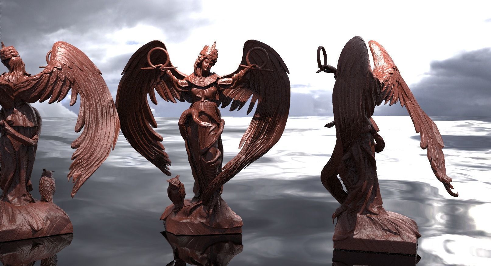 Lilith Sculpture  3D model_7