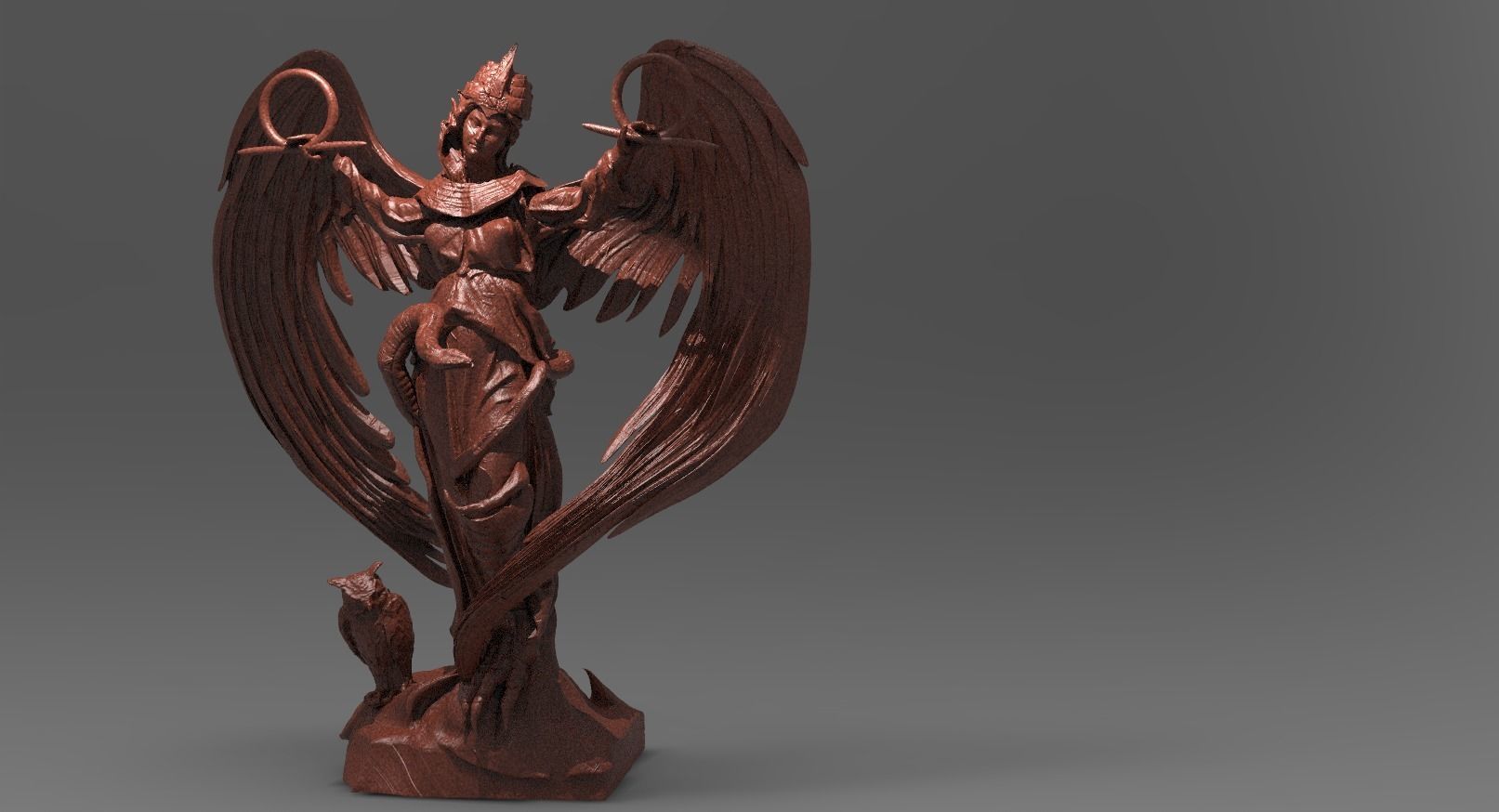 Lilith Sculpture  3D model_3