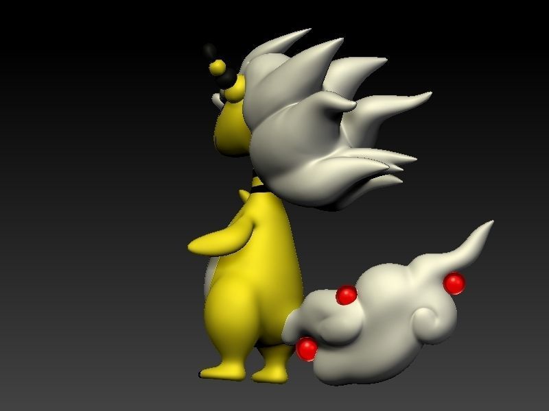 Pokemon mareep evolution pack 3D print model_9
