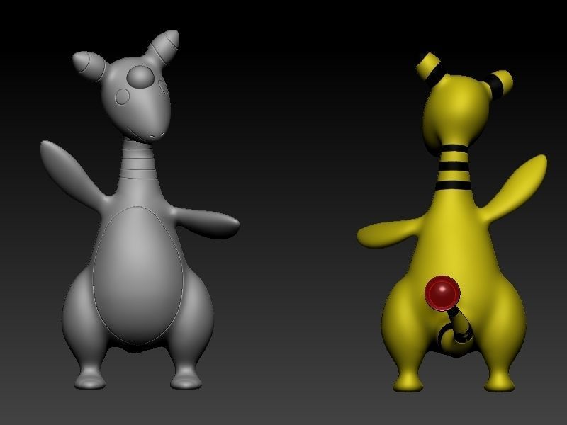 Pokemon mareep evolution pack 3D print model_31