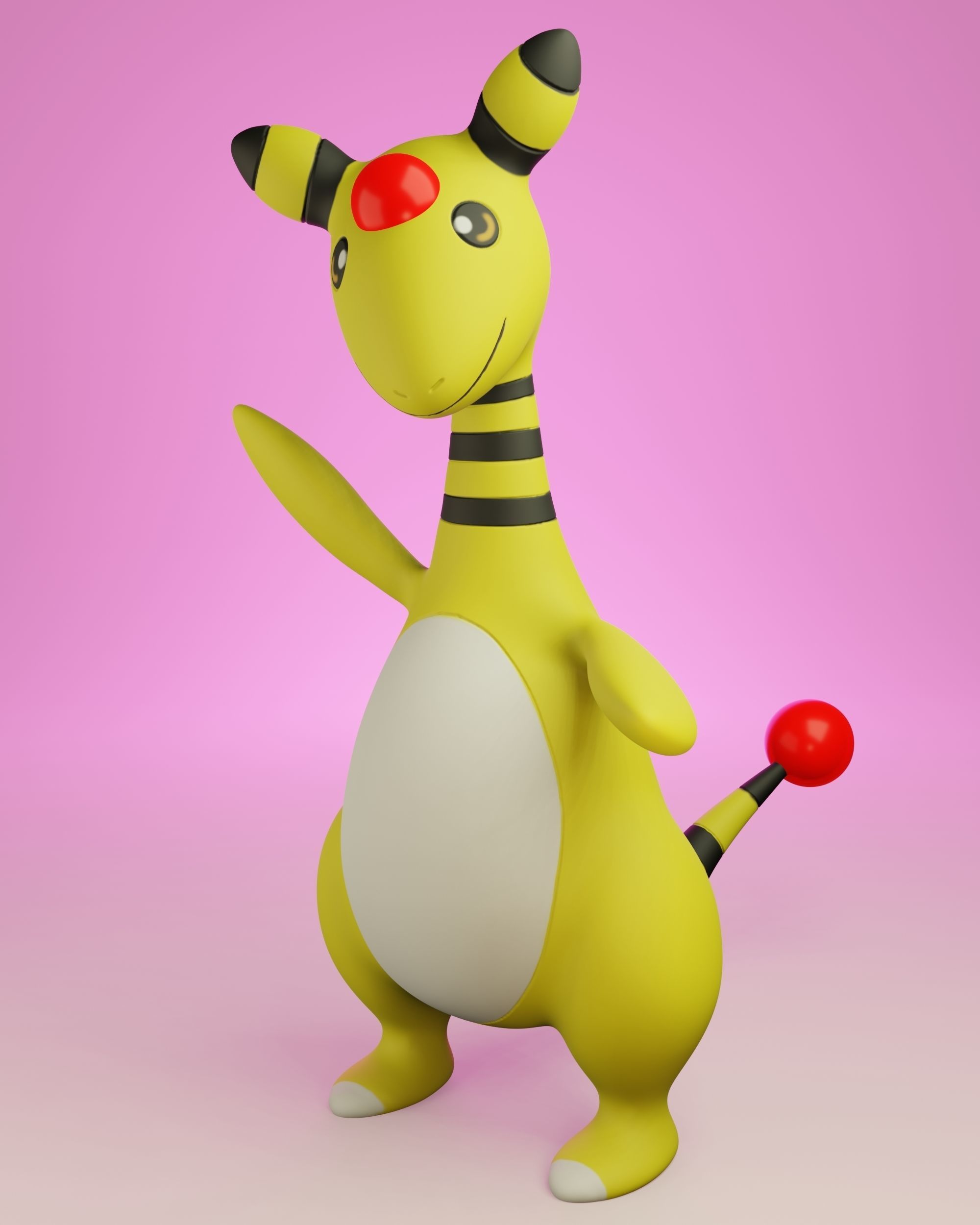 Pokemon mareep evolution pack 3D print model_25