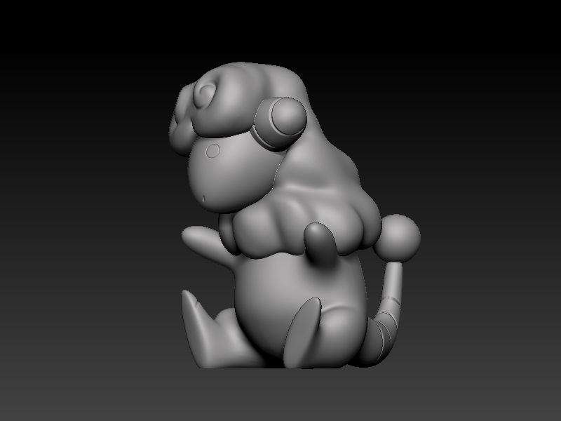 Pokemon mareep evolution pack 3D print model_23