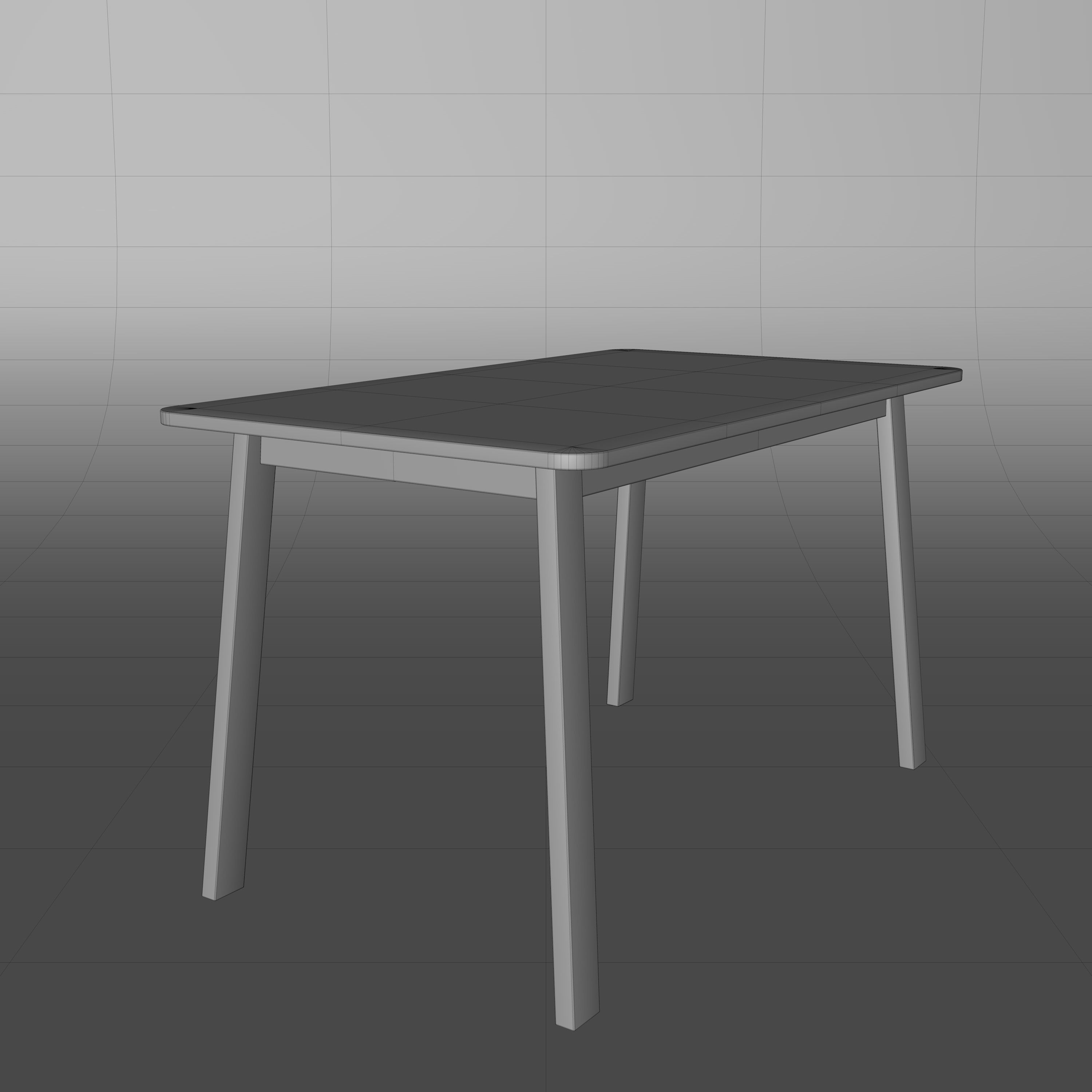 Ikea Norraker Table 3D model_6