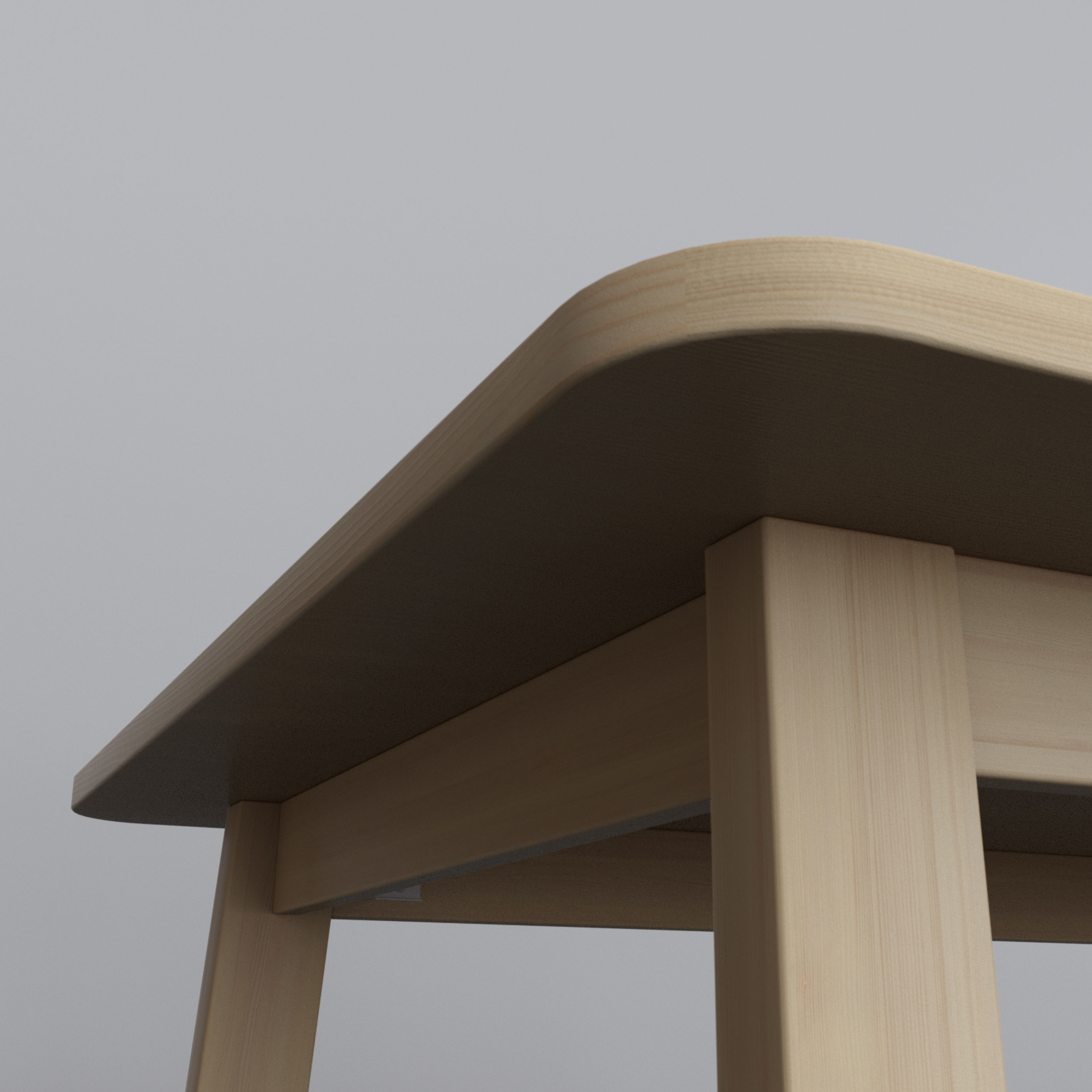 Ikea Norraker Table 3D model_4