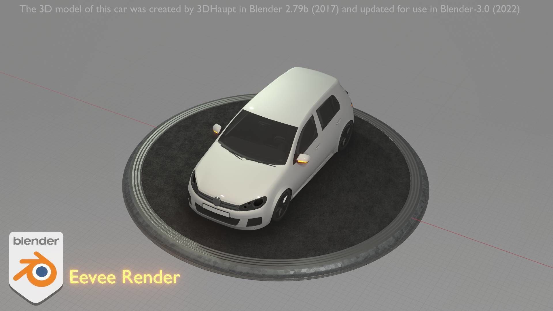 City Car 15 Compact Class Type-C White Low-poly 3D model_21