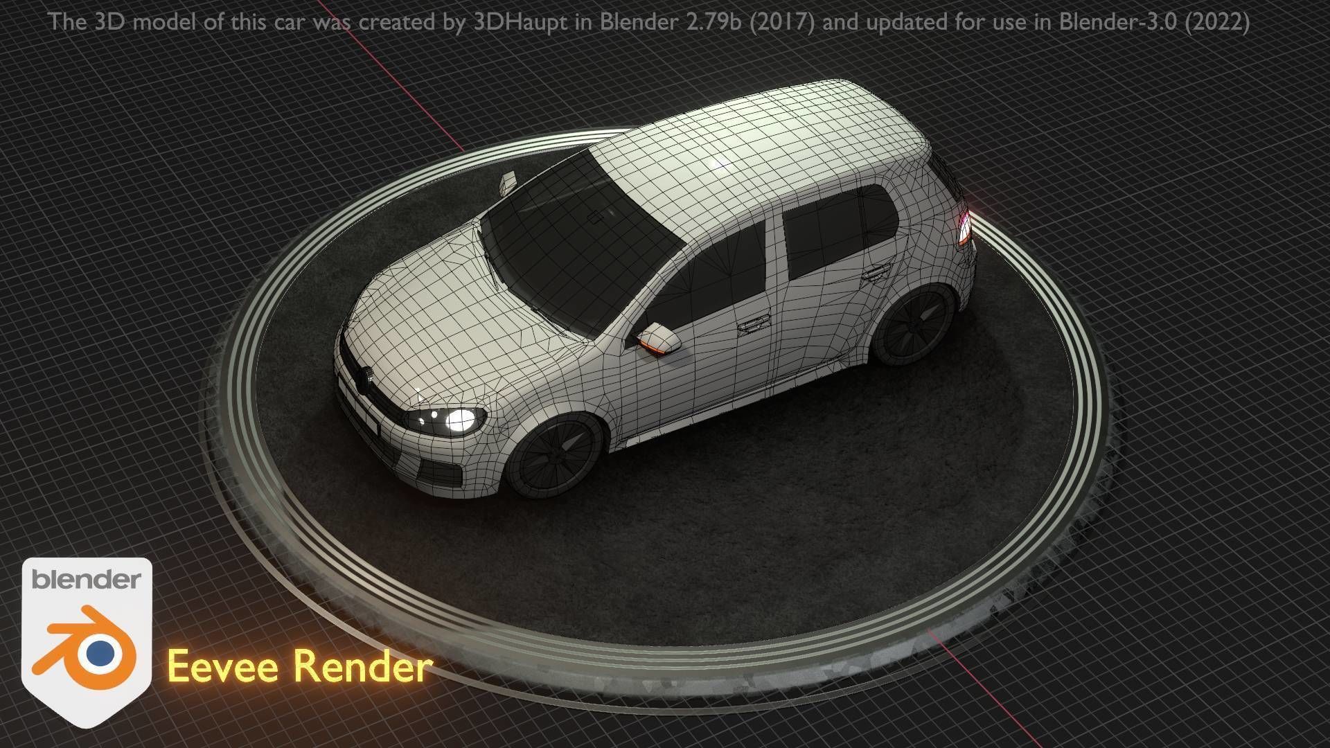 City Car 15 Compact Class Type-C White Low-poly 3D model_51