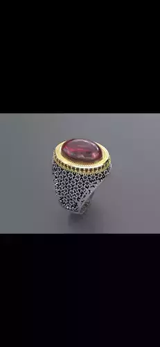 Custom Design Special Order Silver Men Ring