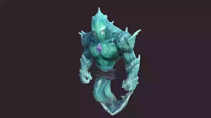 Water Golems Low-poly 3D model