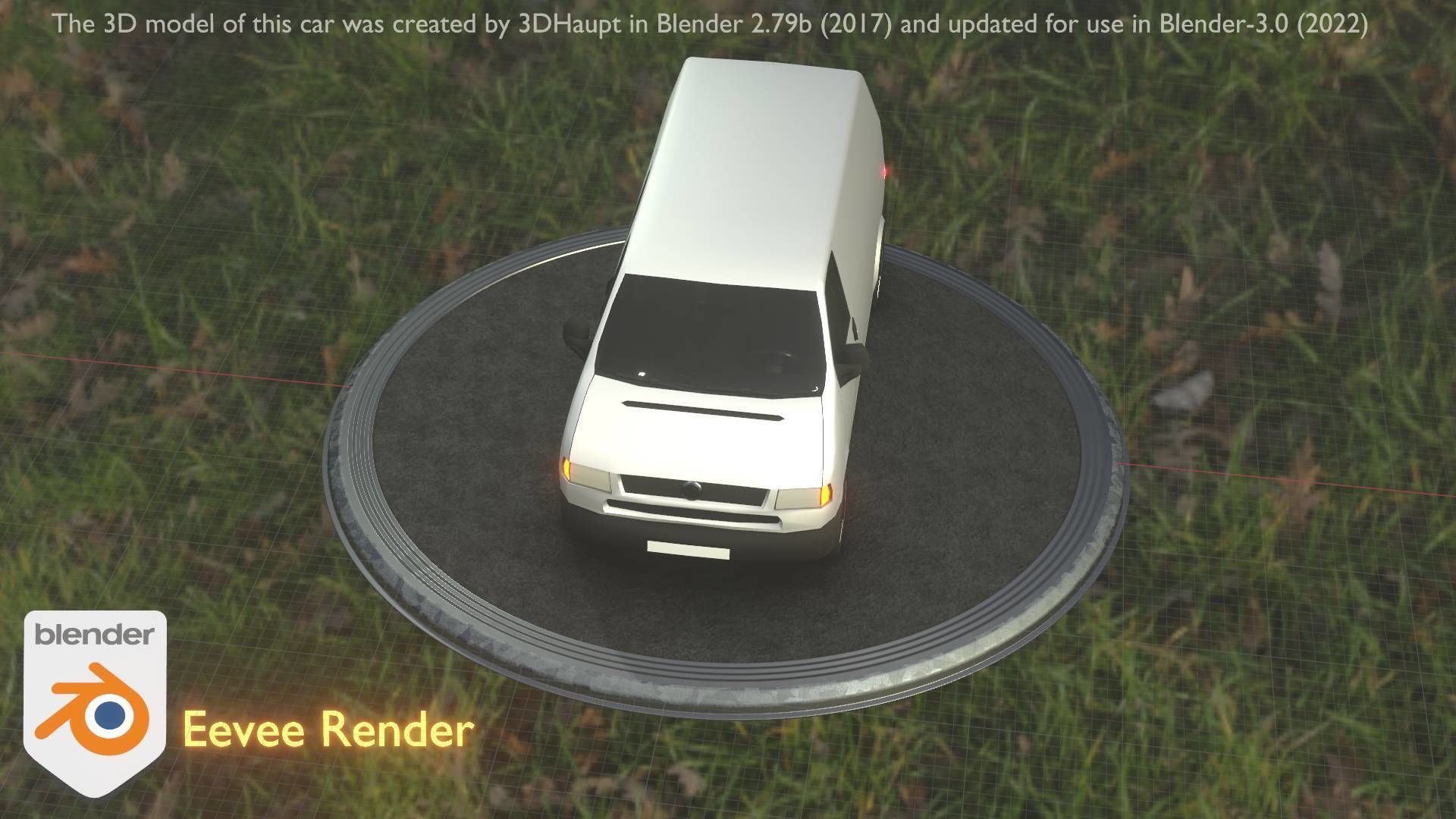 City Car 16 Utility Vehicles Van Type-C White  Low-poly 3D model_56