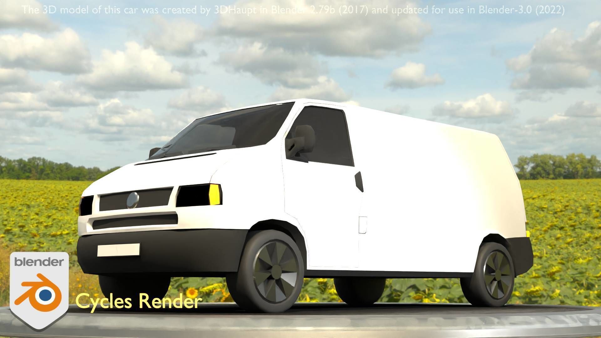 City Car 16 Utility Vehicles Van Type-C White  Low-poly 3D model_29