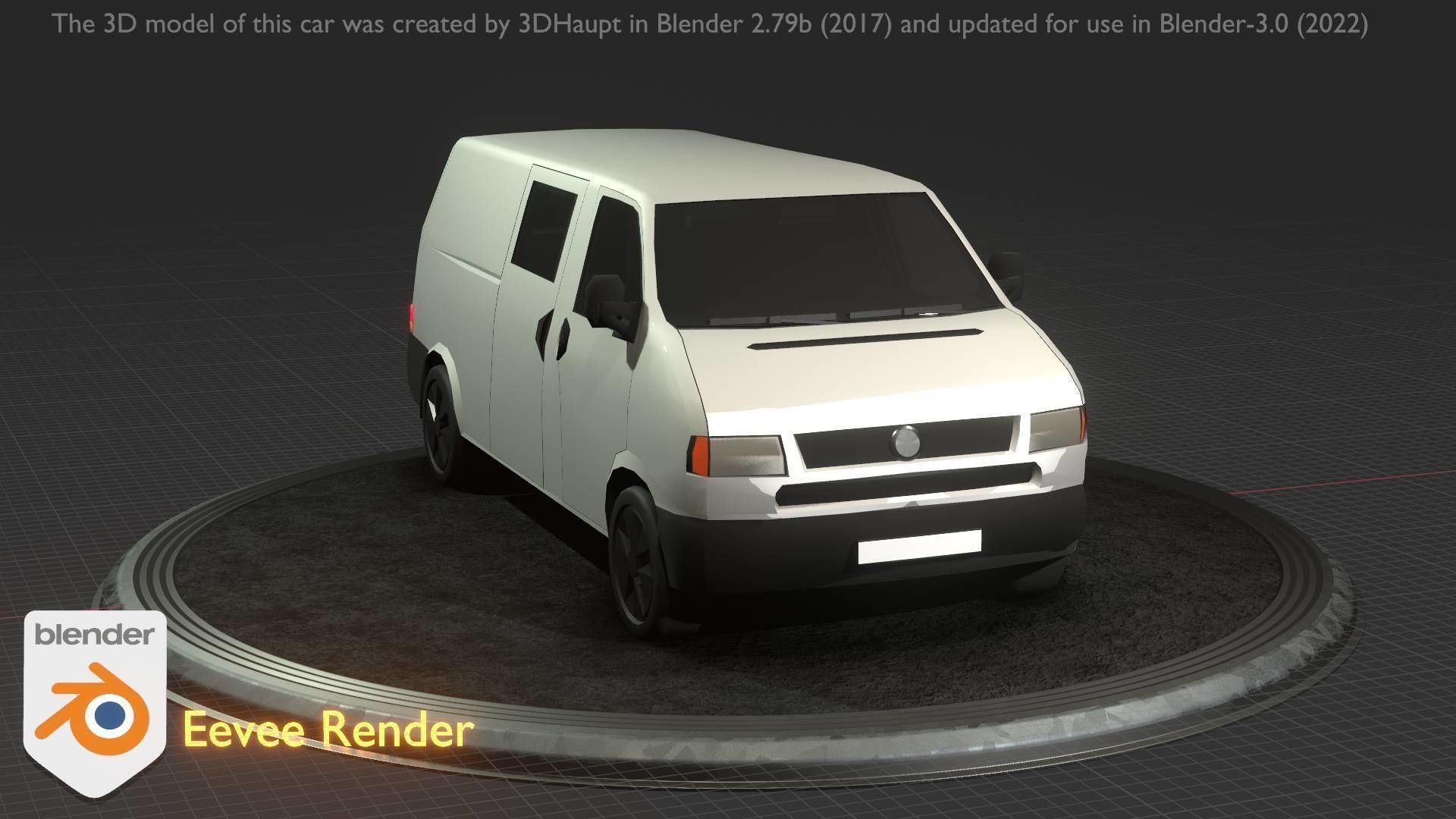 City Car 16 Utility Vehicles Van Type-C White  Low-poly 3D model_27