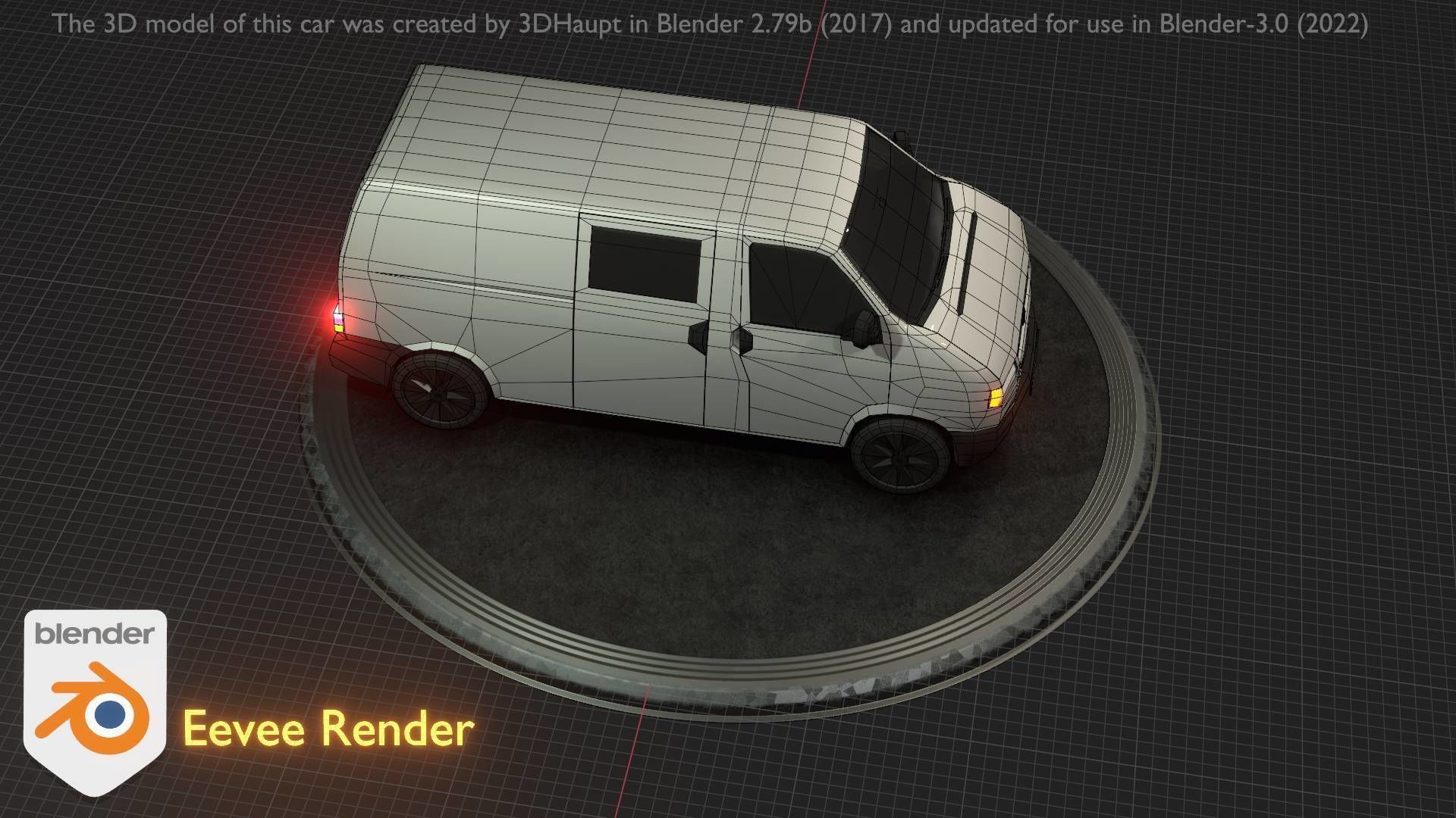 City Car 16 Utility Vehicles Van Type-C White  Low-poly 3D model_9