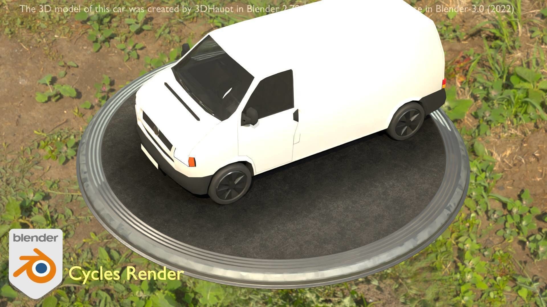 City Car 16 Utility Vehicles Van Type-C White  Low-poly 3D model_88