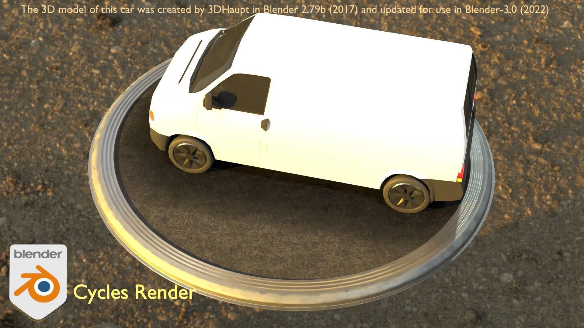 City Car 16 Utility Vehicles Van Type-C White  Low-poly 3D model_90