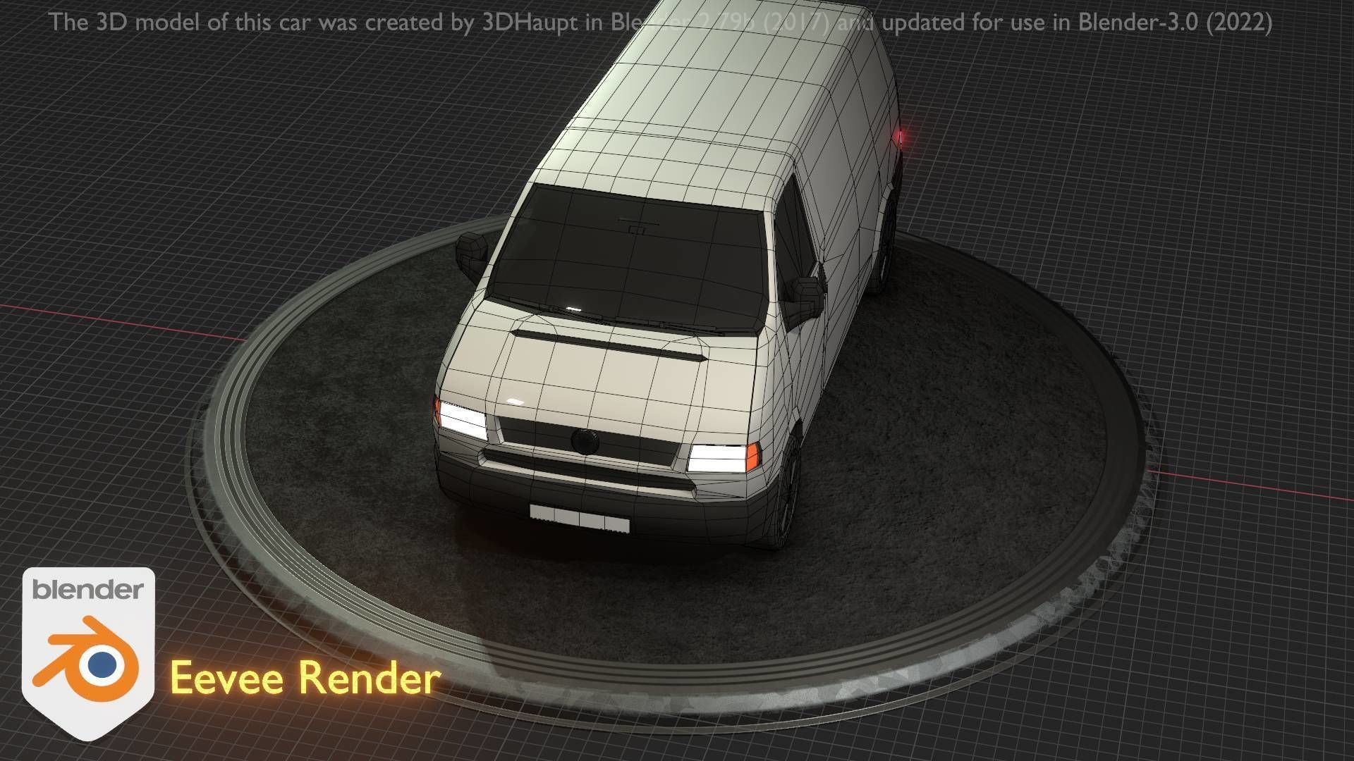 City Car 16 Utility Vehicles Van Type-C White  Low-poly 3D model_42