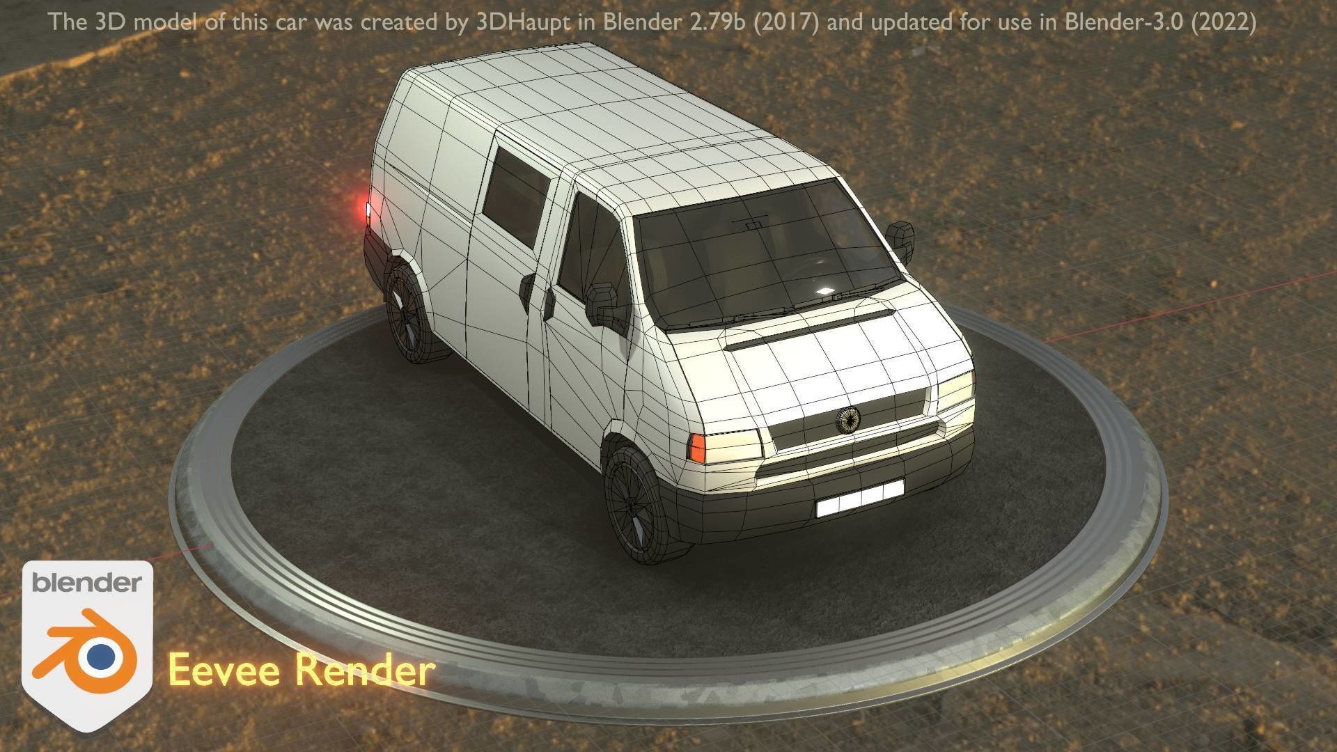 City Car 16 Utility Vehicles Van Type-C White  Low-poly 3D model_2