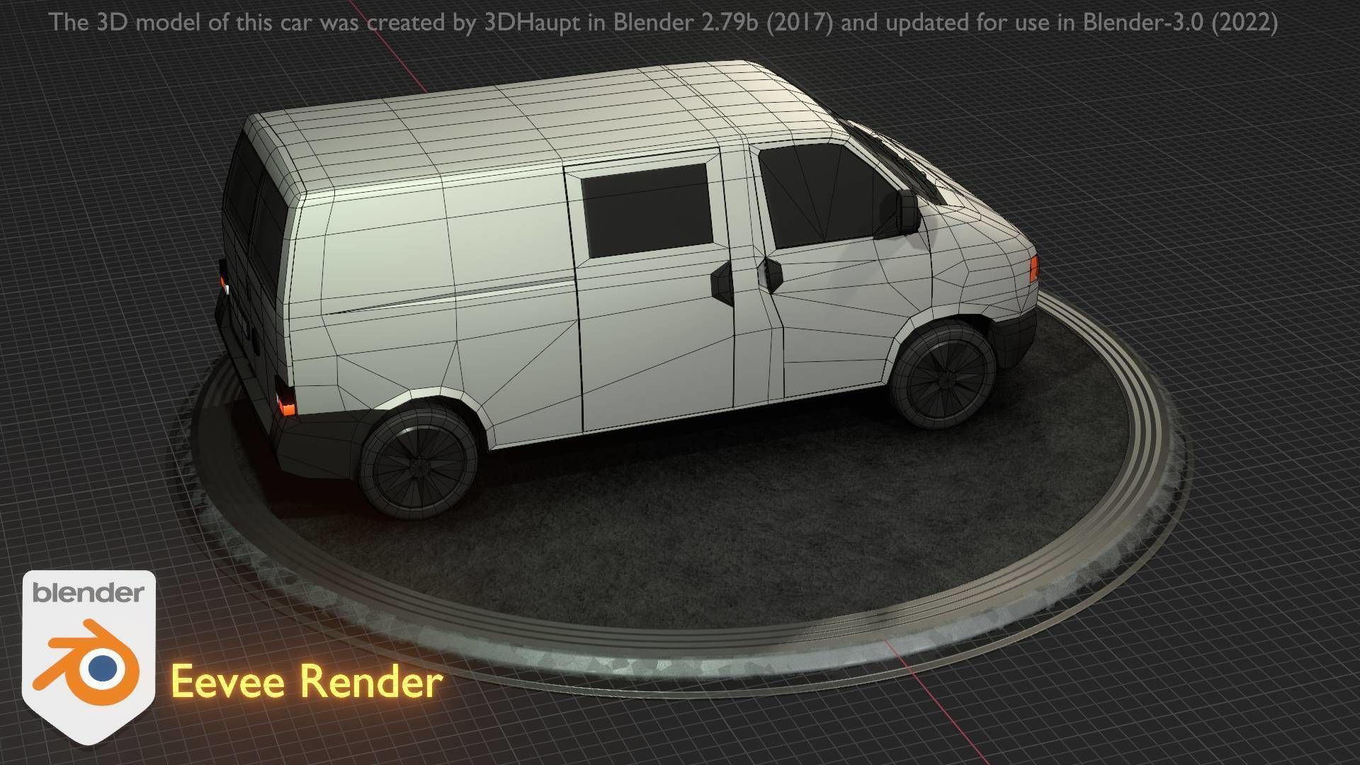 City Car 16 Utility Vehicles Van Type-C White  Low-poly 3D model_23