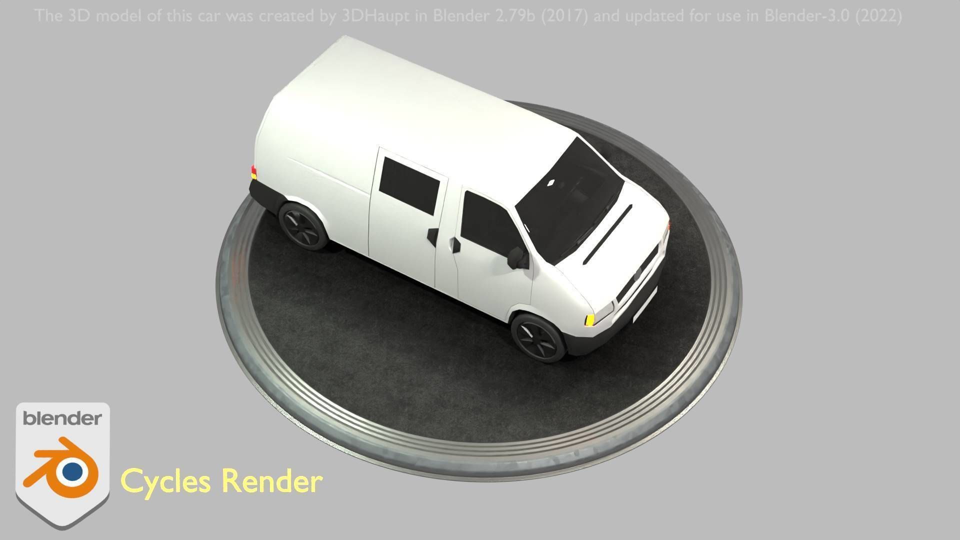City Car 16 Utility Vehicles Van Type-C White  Low-poly 3D model_54