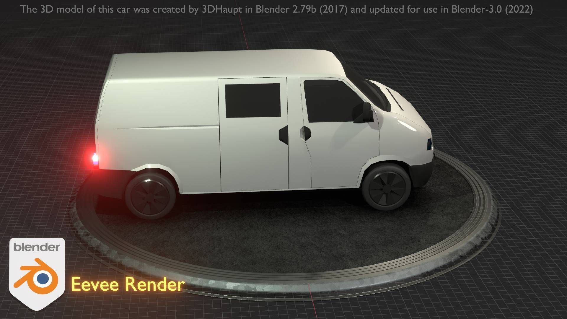 City Car 16 Utility Vehicles Van Type-C White  Low-poly 3D model_81