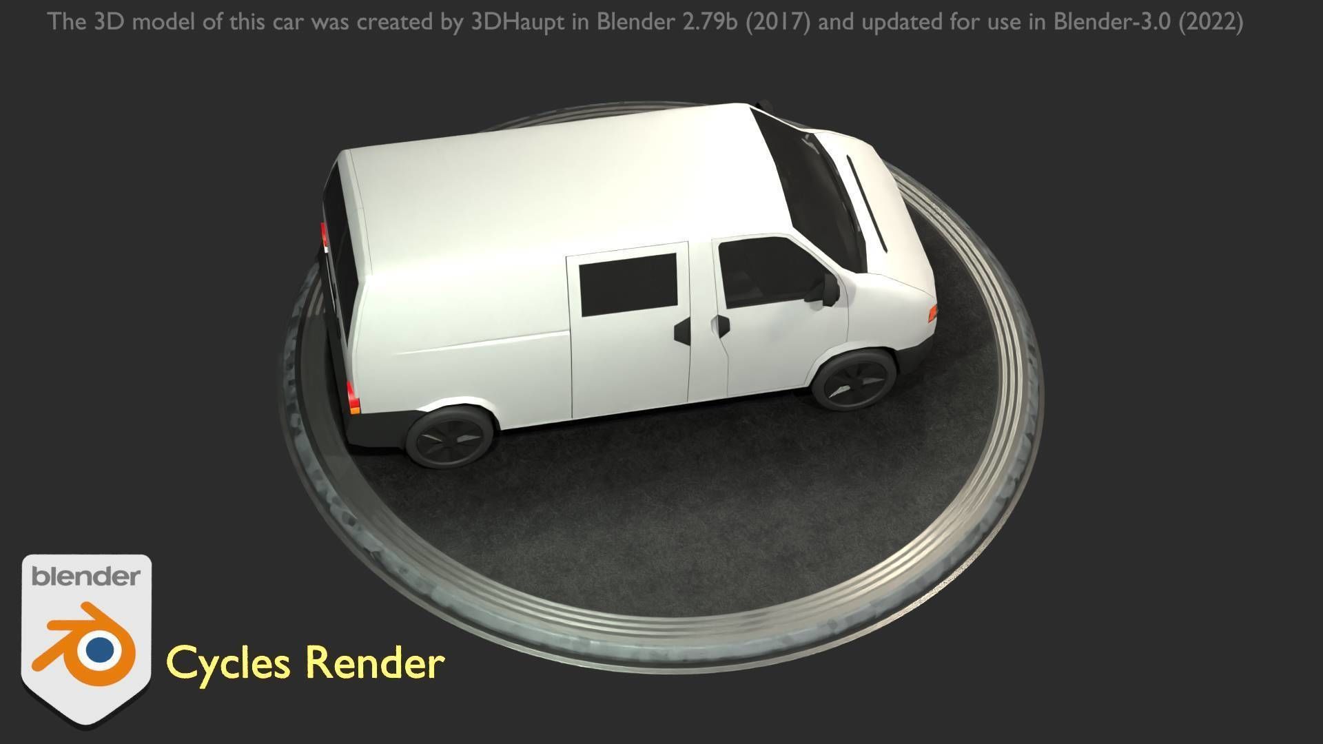 City Car 16 Utility Vehicles Van Type-C White  Low-poly 3D model_53