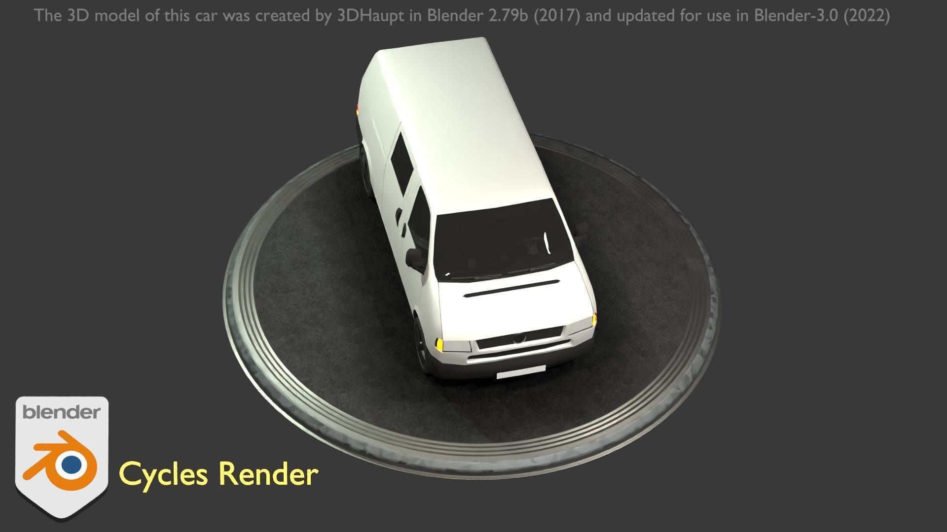 City Car 16 Utility Vehicles Van Type-C White  Low-poly 3D model_10