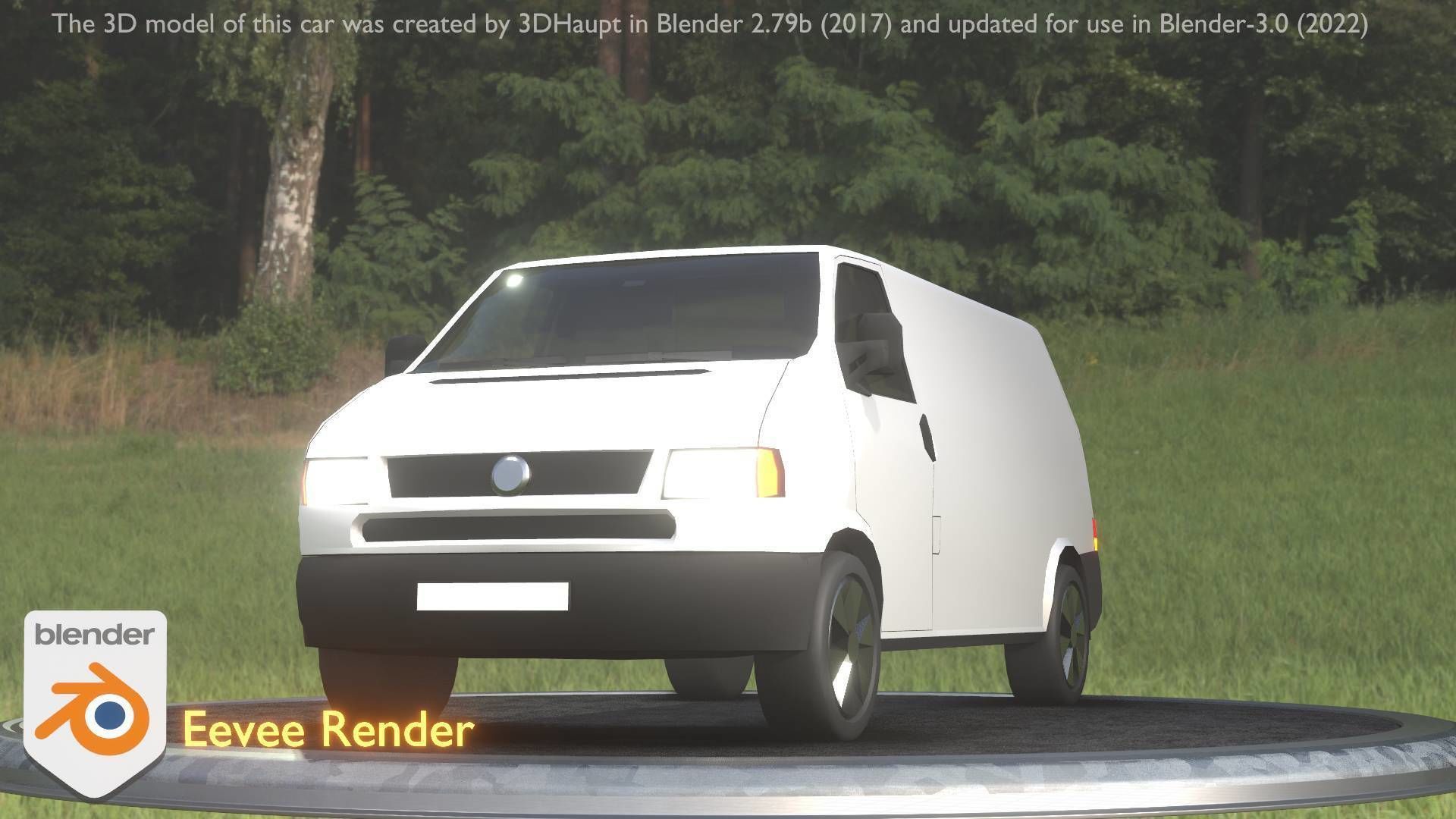 City Car 16 Utility Vehicles Van Type-C White  Low-poly 3D model_3
