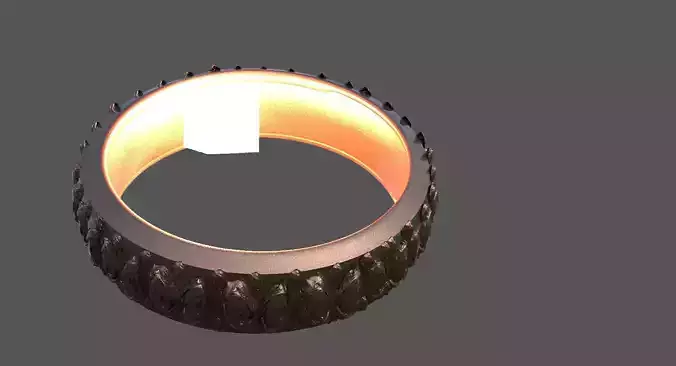 Angel Wheel Ring With Eyes