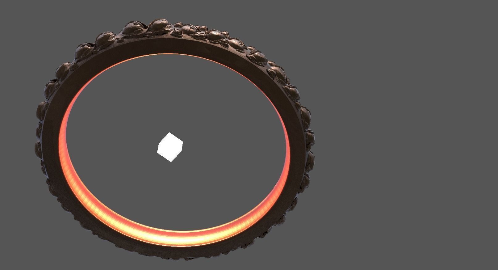 Angel Wheel Ring Biblical Power 3D model_3