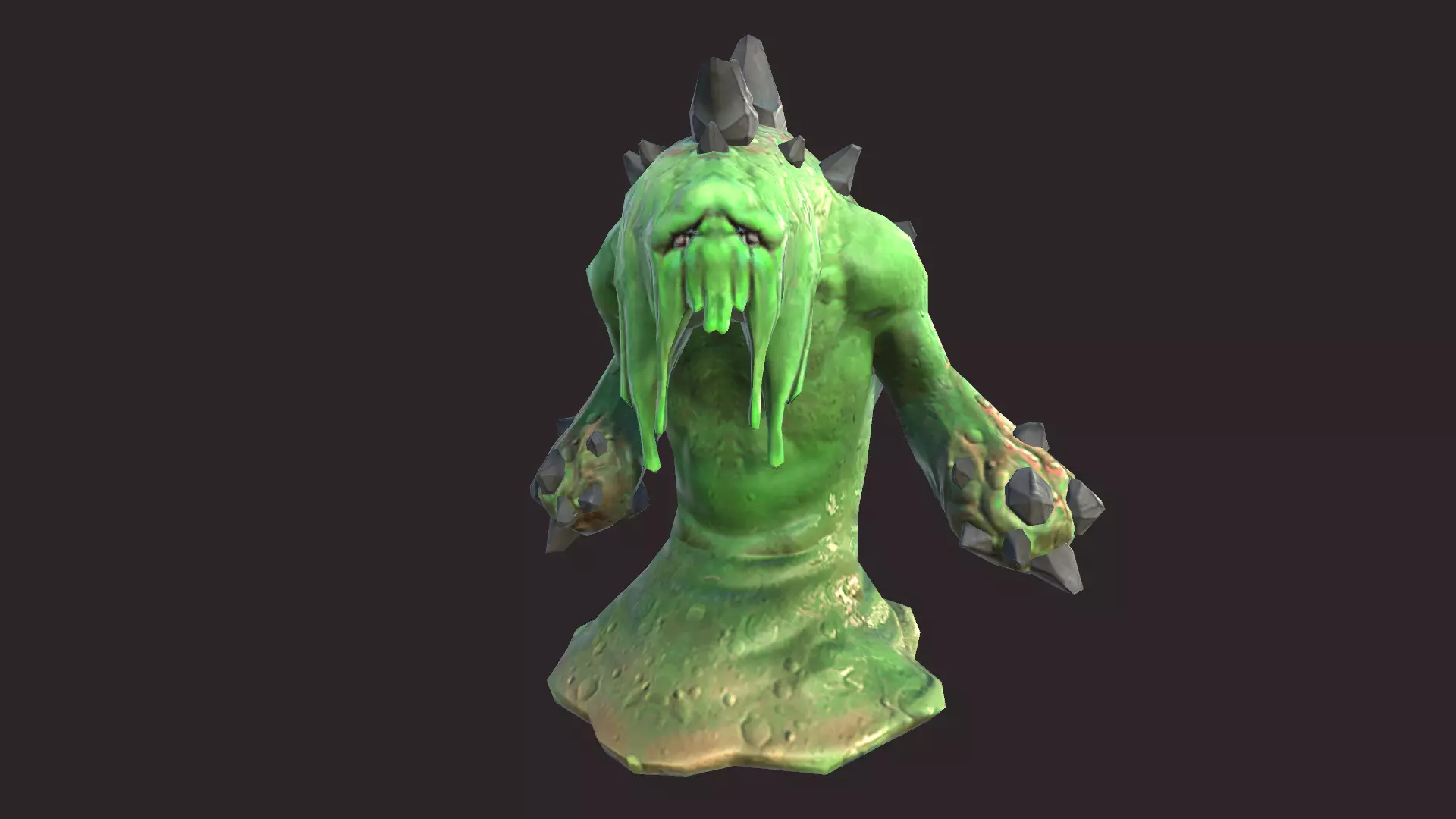 Dungeon Slime Low-poly 3D model