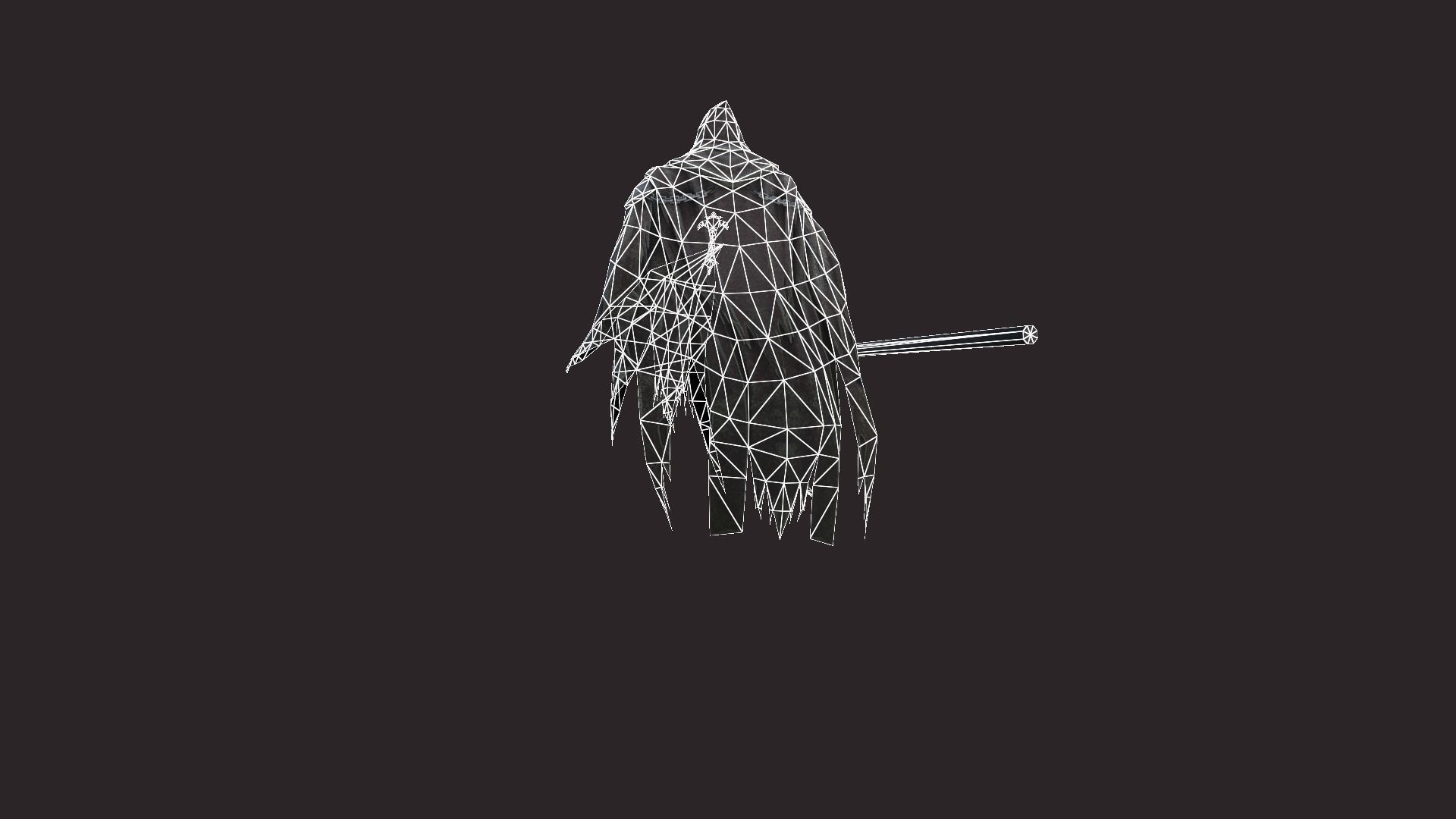 Spectrum reaper Low-poly 3D model_14