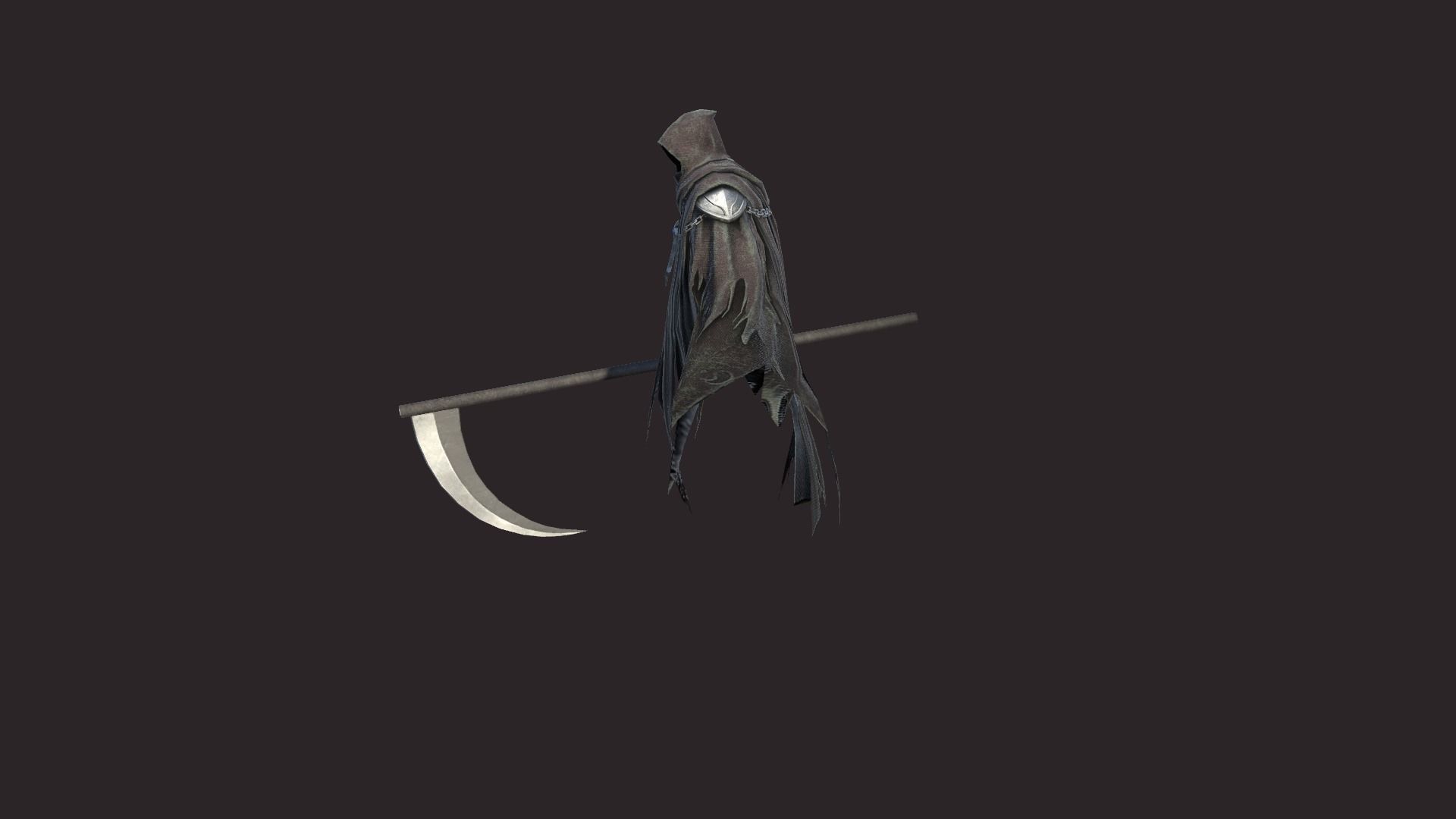 Spectrum reaper Low-poly 3D model_3