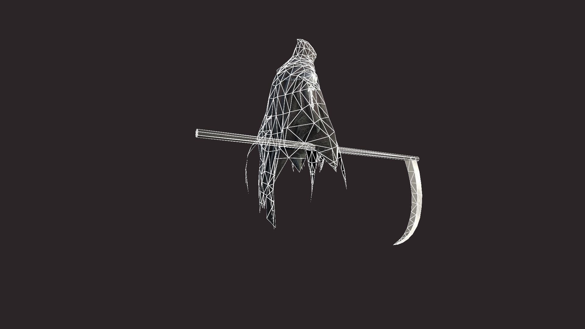 Spectrum reaper Low-poly 3D model_16