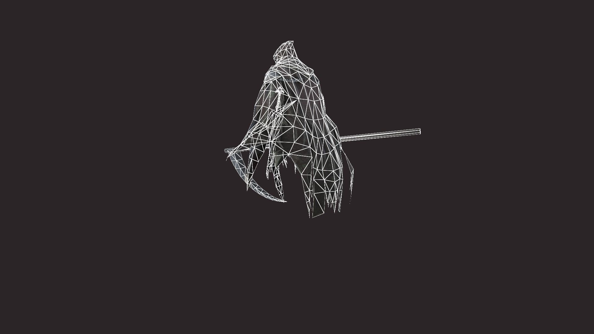 Spectrum reaper Low-poly 3D model_13