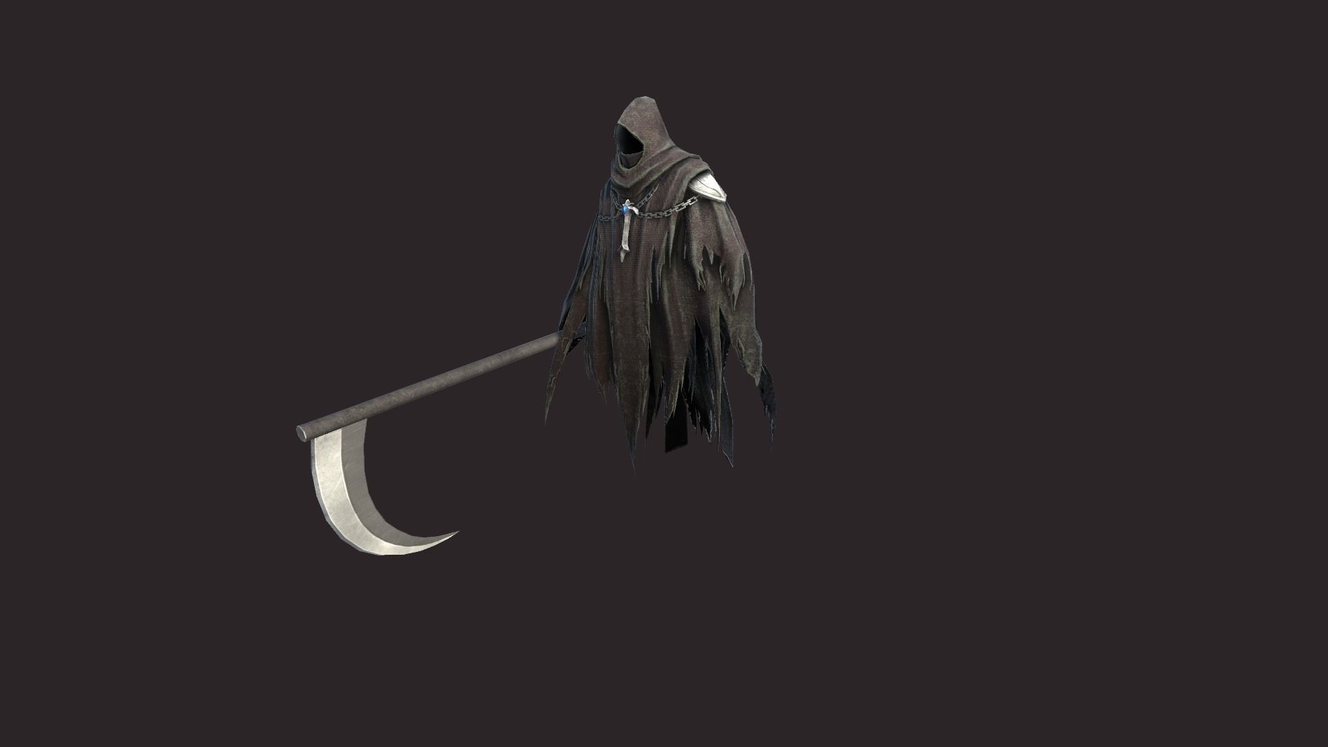 Spectrum reaper Low-poly 3D model_2