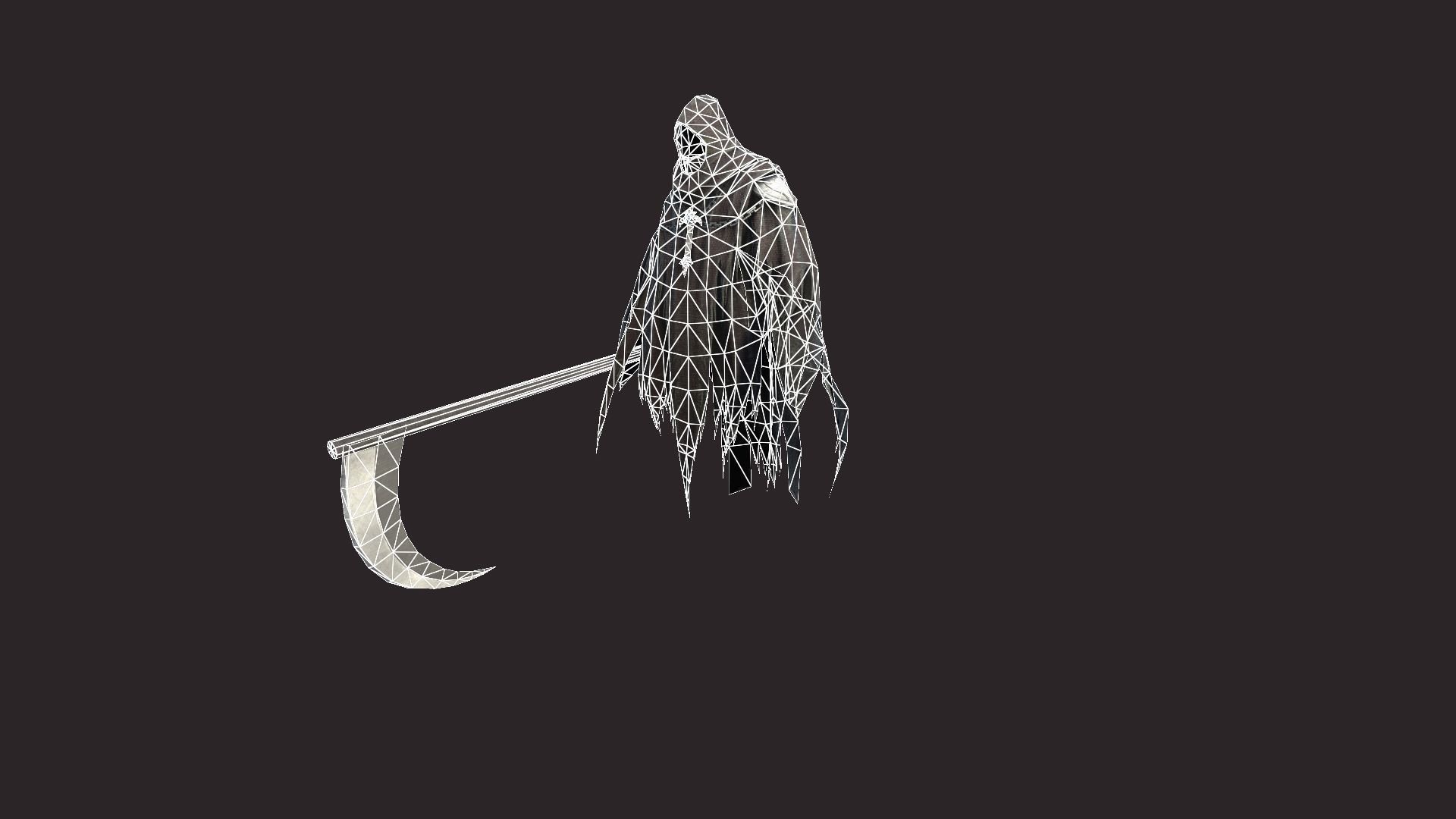 Spectrum reaper Low-poly 3D model_11