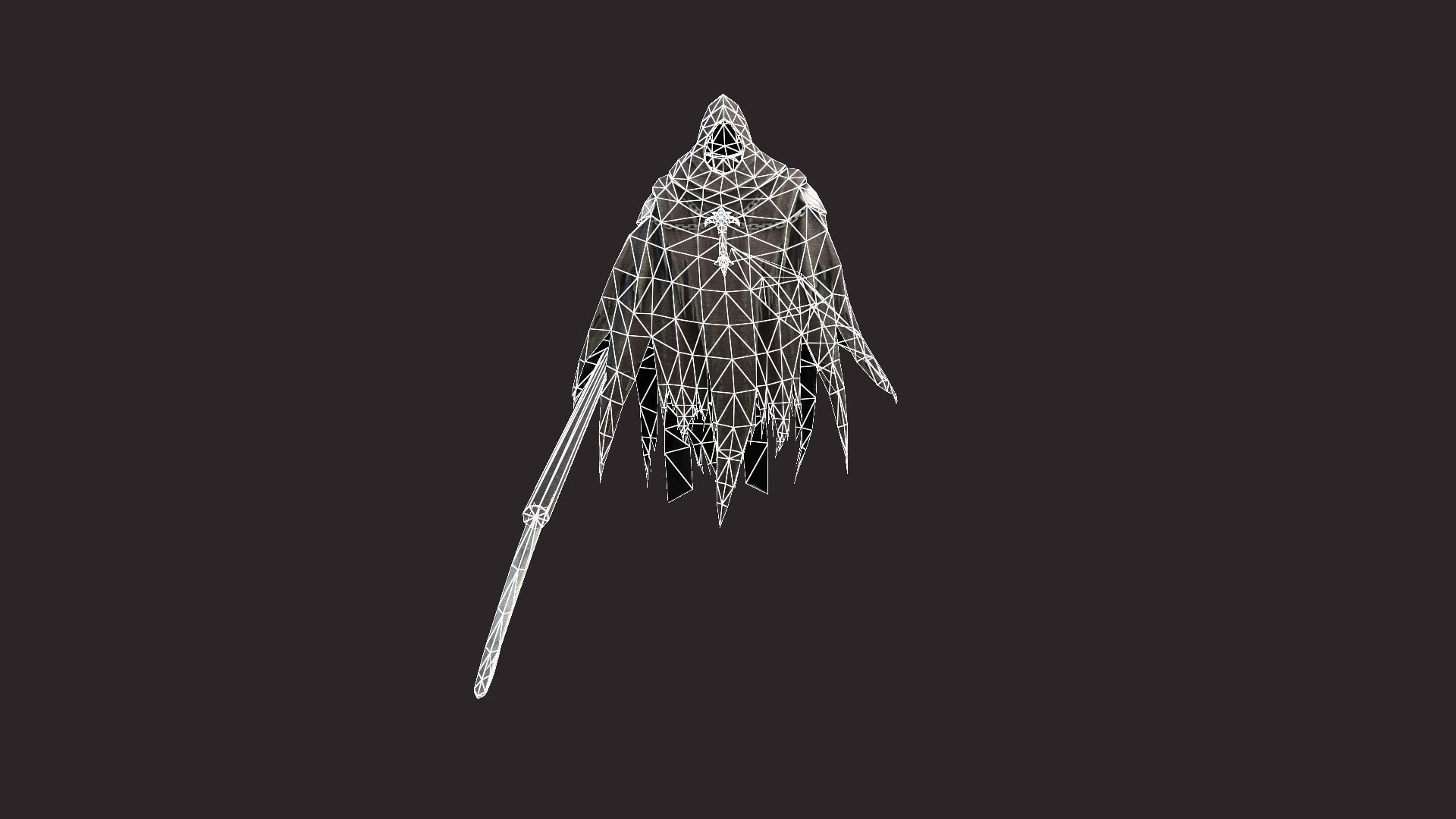 Spectrum reaper Low-poly 3D model_10